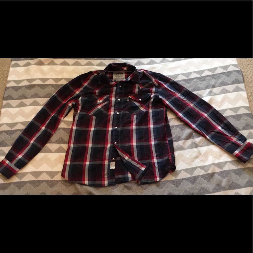 Men’s Levi Plaid Shirt